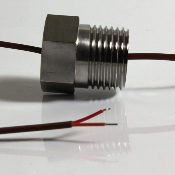 1x Type N Thermocouple Hermetic Seal in 1/2" NPT Housing 24 in. [0.6 m] Each Side - Image 3
